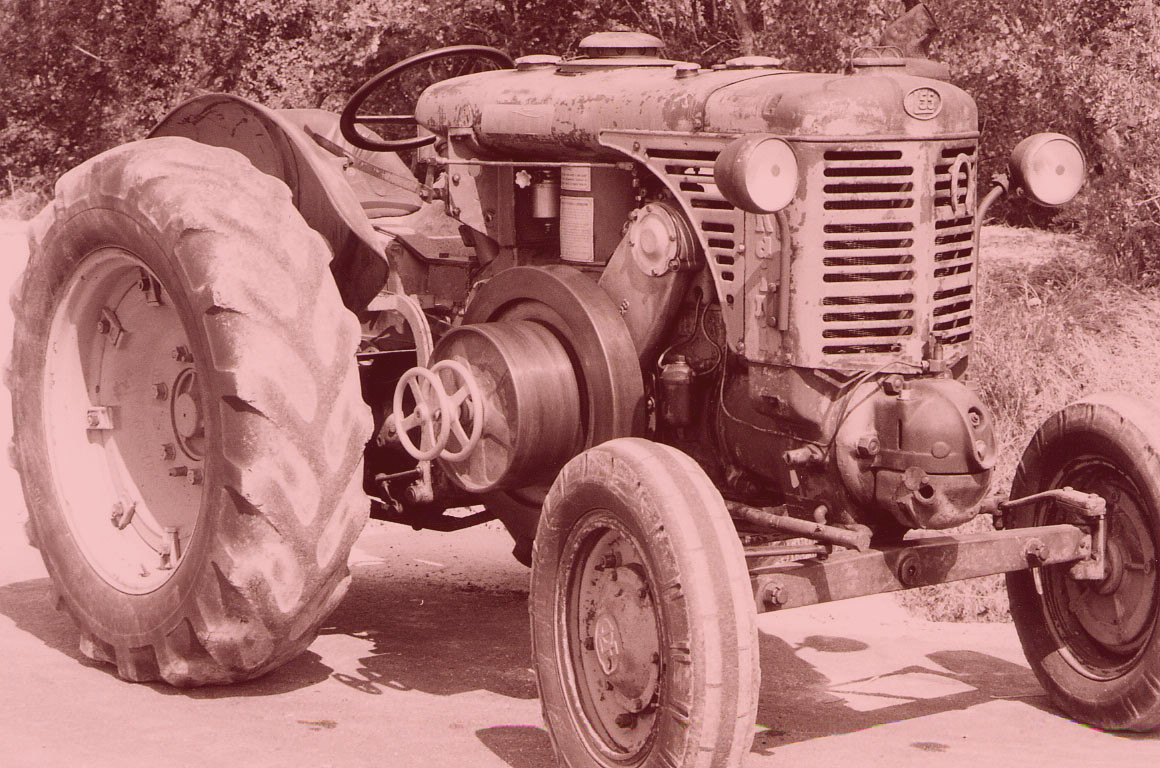 Un trattore d'epoca: le origini della famiglia Miliucci